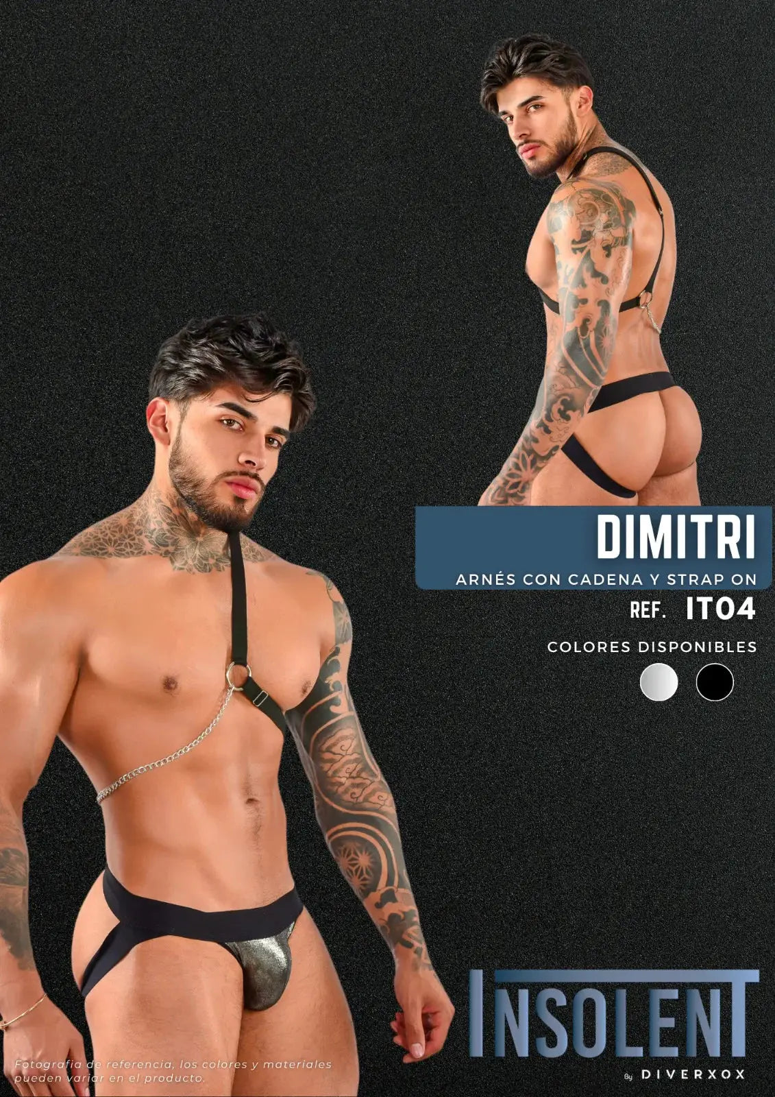 Dimitri Cadena Suspensorio Material Elástico y Cadenas Metálicas by lamoresex